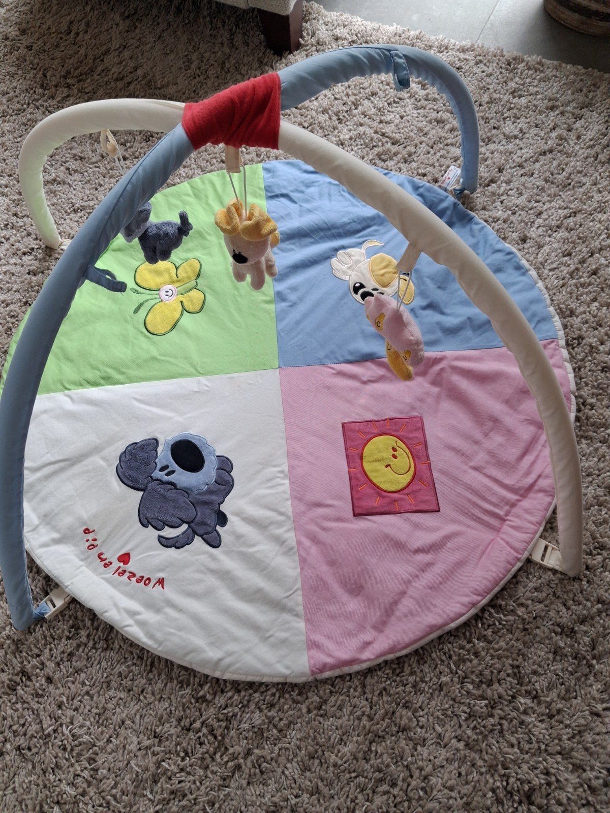 Woezel en Pip speelkleed met babygym, Kinderen en Baby's, Ophalen of Verzenden, Gebruikt, Speelkleed