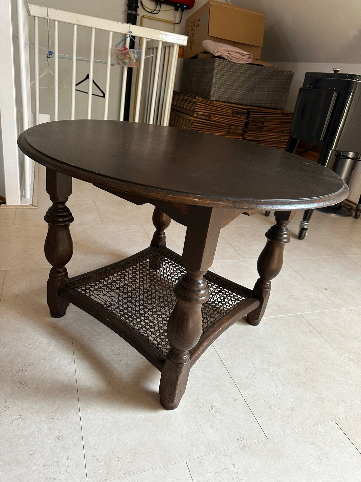 Salon bijzet tafel - diameter 80 cm, hoogte 55 cm, Ophalen, 50 – 75, Gebruikt, Rond