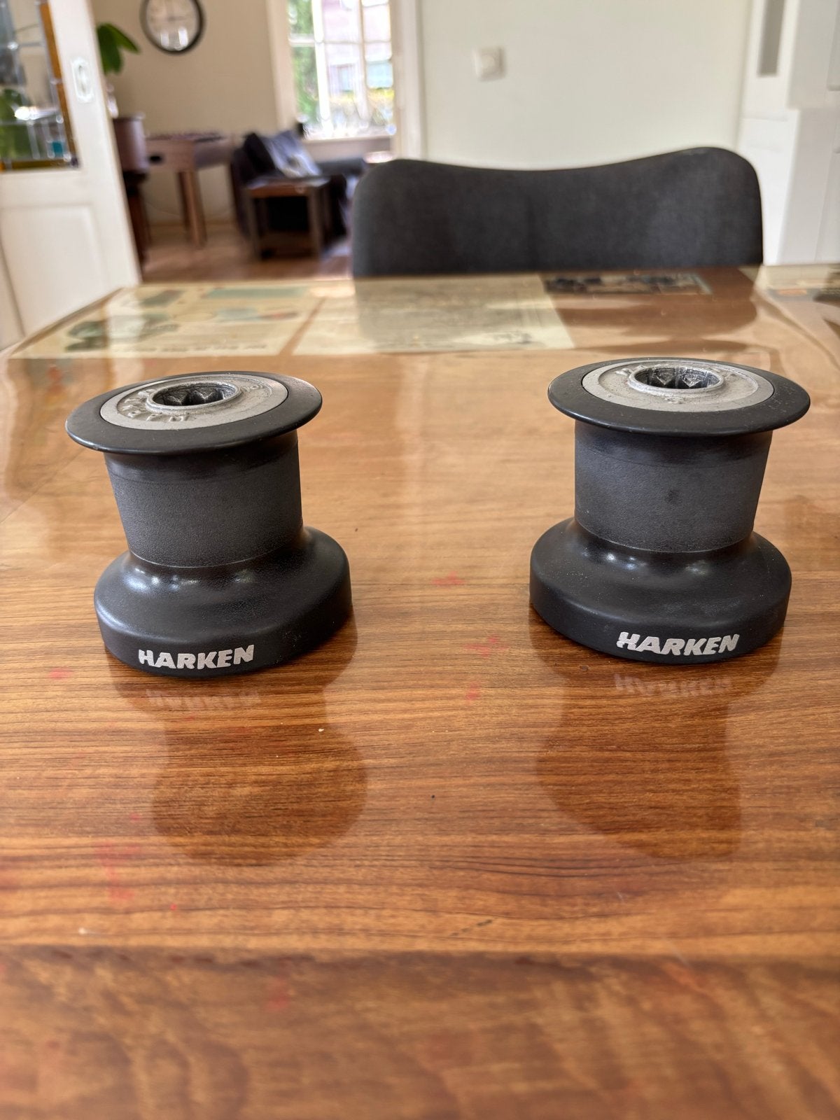 Harken Classic B6A Plain-Top Lieren (set van 2), Ophalen of Verzenden, Gebruikt, Lijn of Blok