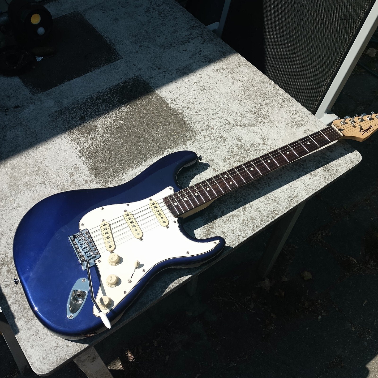 Squier by Fender Stratocaster Affinity Series, Muziek en Instrumenten, Ophalen of Verzenden, Gebruikt, Solid body, Fender