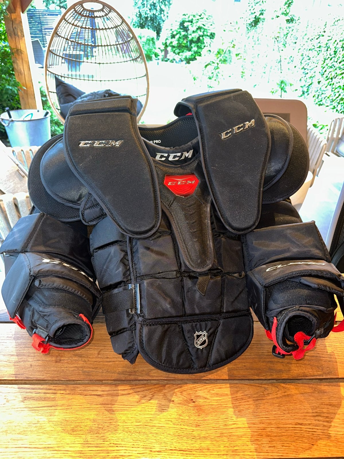 CCM PRO Goalie Chest Protector borstbescherming, Ophalen of Verzenden, Zo goed als nieuw