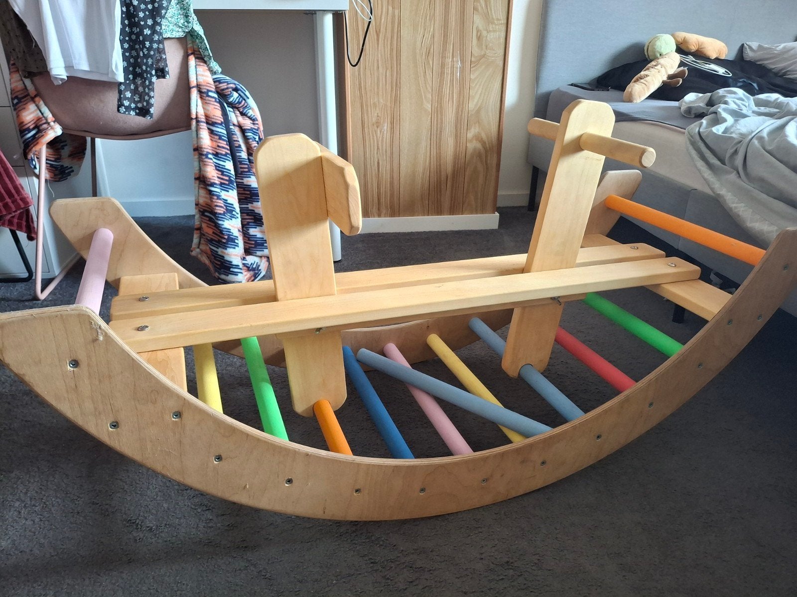 Hobbel rek en klimboog 2-in-1, Ophalen, Gebruikt, Jongen of Meisje