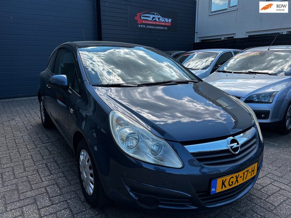 Opel CORSA 1.2-16V Sport, Gebruikt, Zwart, 1229 cc, Bedrijf