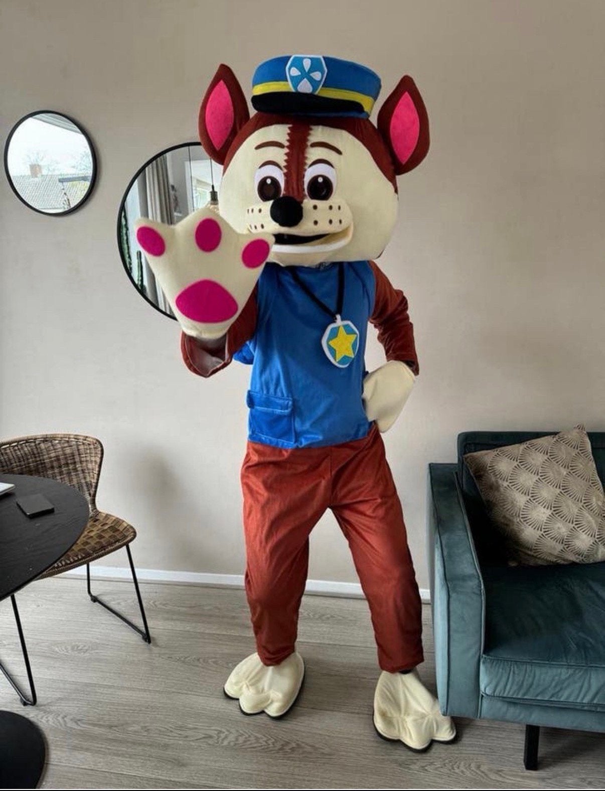 Chase mascotte huren. kinderfeestje? Verjaardag?, Ophalen, Zo goed als nieuw, Verjaardag