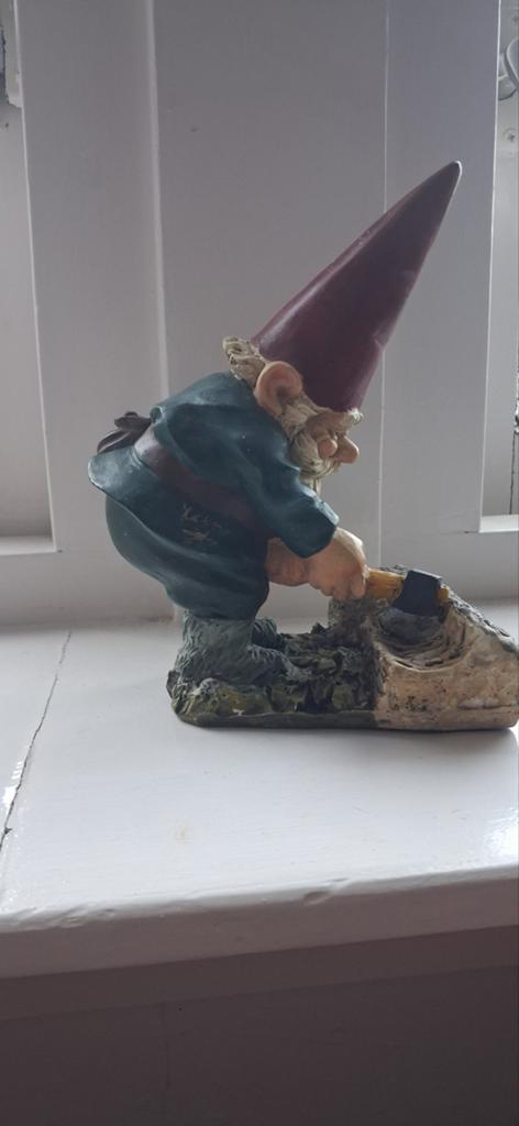 3 Rien Poortvliet kabouters met paddestoel, Ophalen of Verzenden, Gebruikt