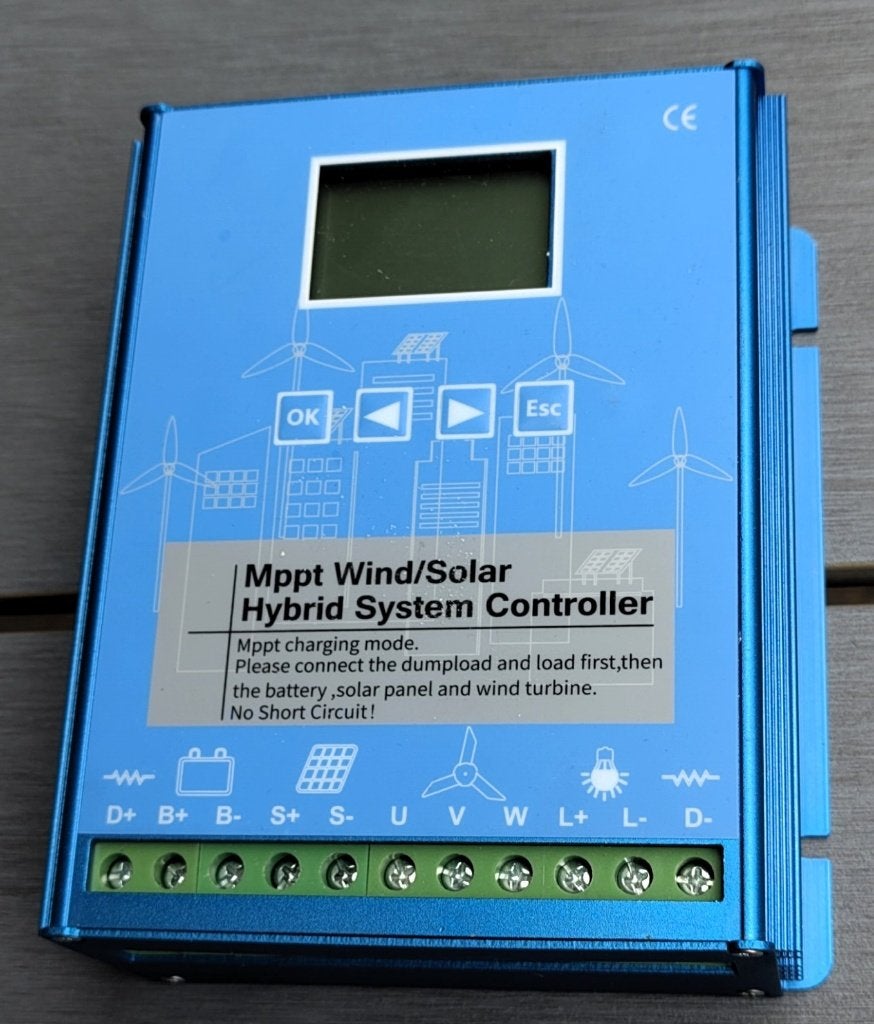 MPPT Wind/Solar Hybride Controller - 1000W wind - 600W zon, Ophalen of Verzenden, Nieuw, Overige merken, Overige typen