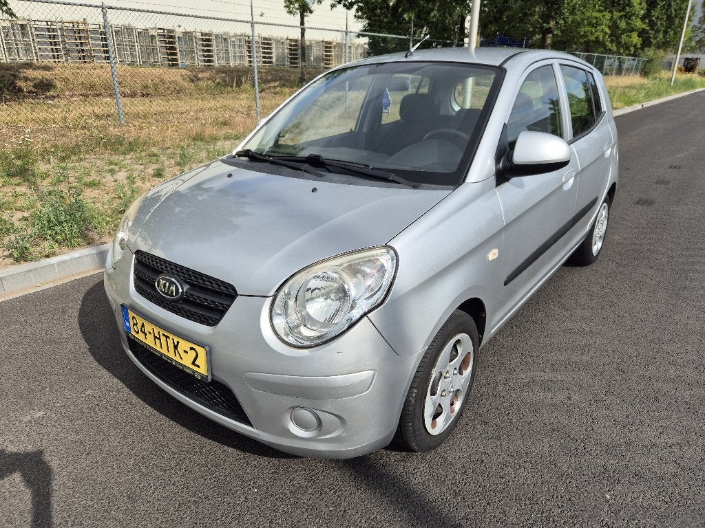 KIA PICANTO 1.0 X-TRA 2009 5DEURS AIRCO PERFECT ONDERHOUDEN, Voorwielaandrijving, Stof, 63 pk, Zwart