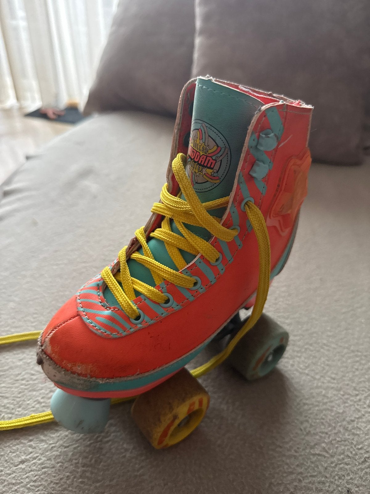 NIJDAM Roller skates met beschermers - Maat 31-32, Ophalen of Verzenden, Gebruikt, Kinderen
