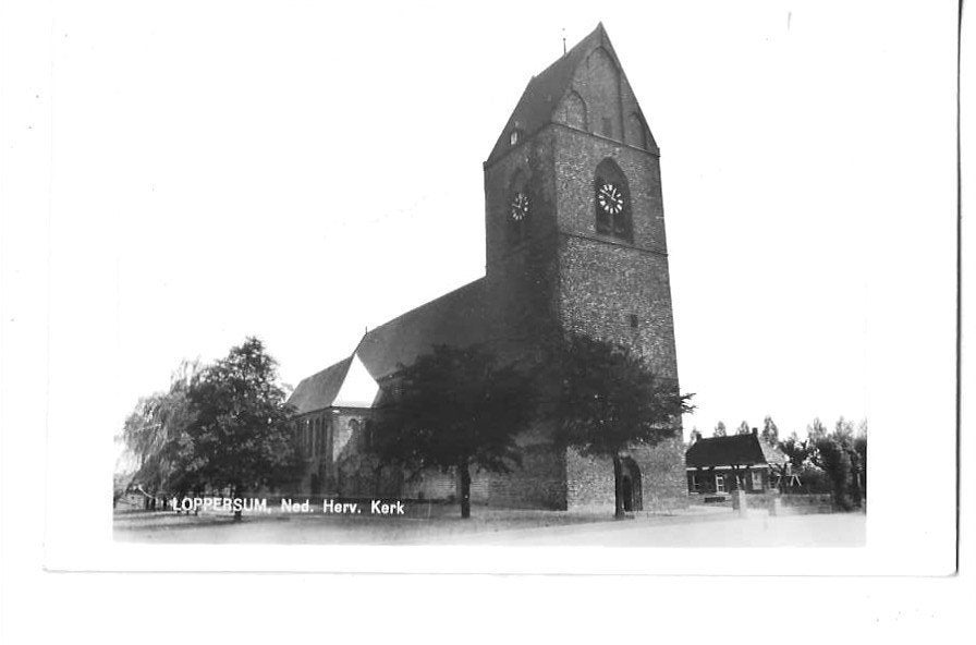 Loppersum, Ophalen of Verzenden, 1940 tot 1960, Ongelopen, Groningen