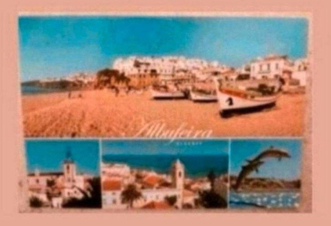 Vintage Ansichtkaart Albufeira, Portugal, Ophalen of Verzenden