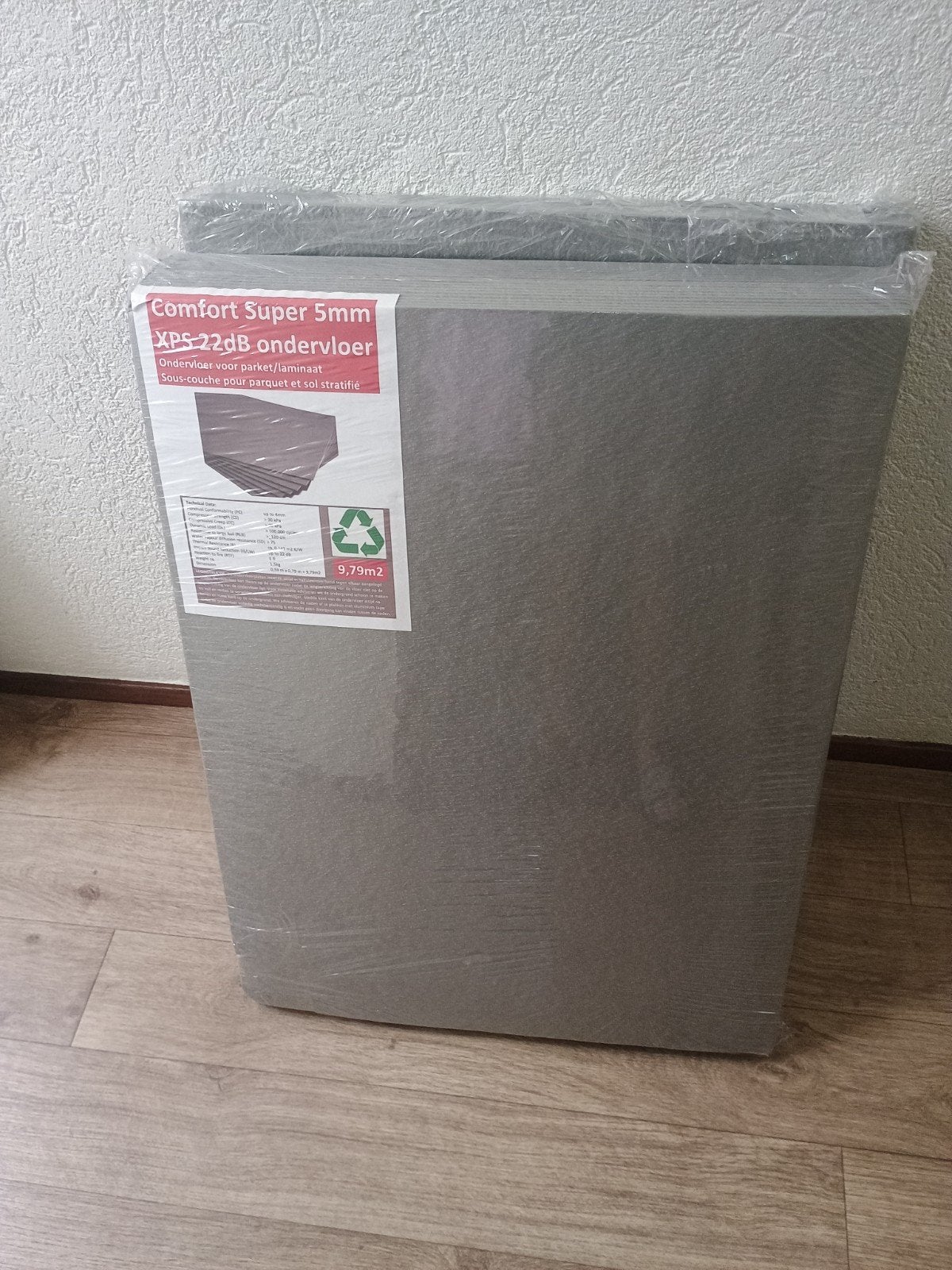 Ondervloer 22db 5mm, Overige materialen, 10 tot 15 m², Nieuw, Vloerisolatie