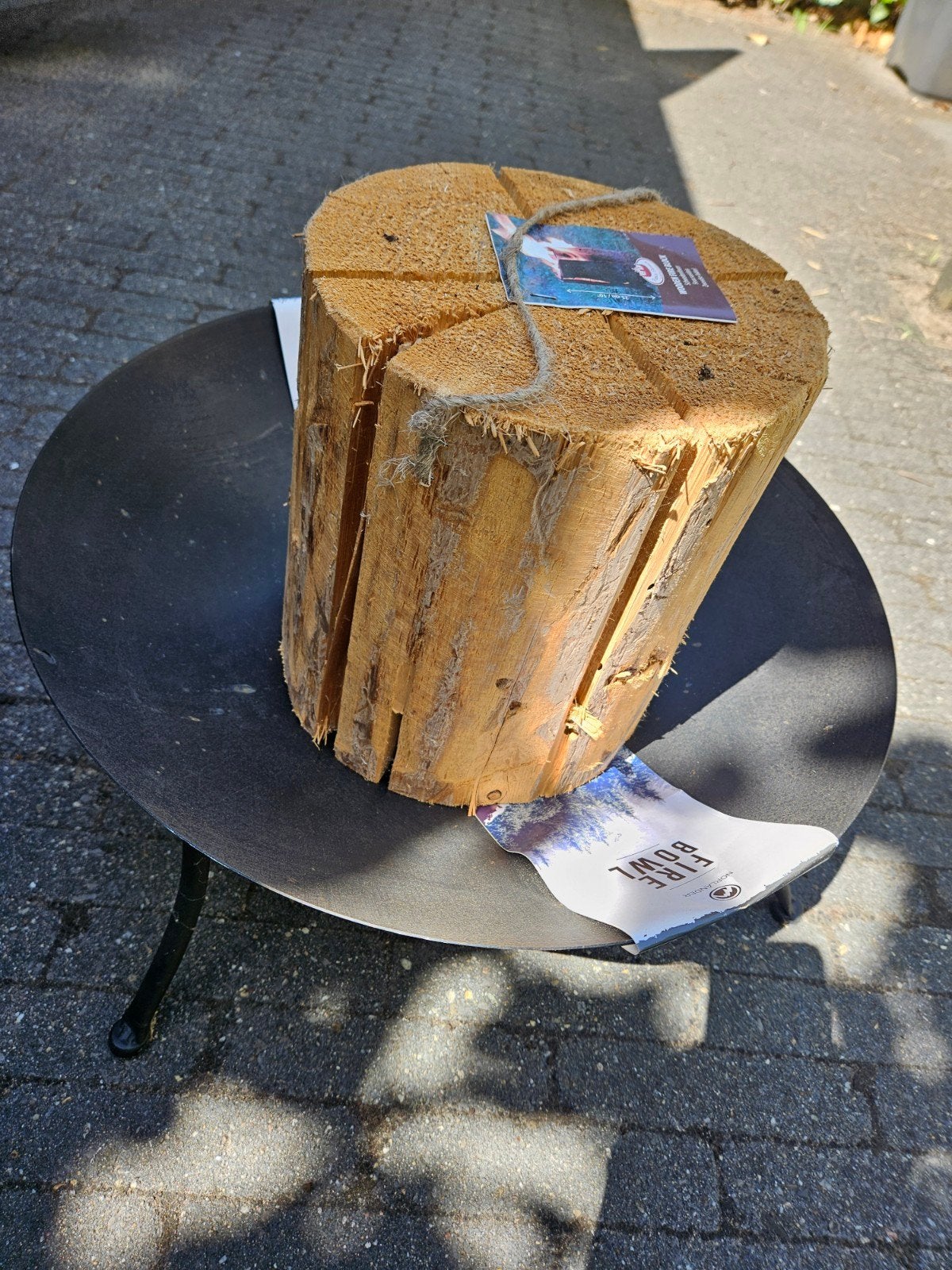 Zweeds vuurblok / Fire Bowl, Tuin en Terras, Haardhout, Minder dan 3 m³, Ophalen, Overige houtsoorten, Stammen