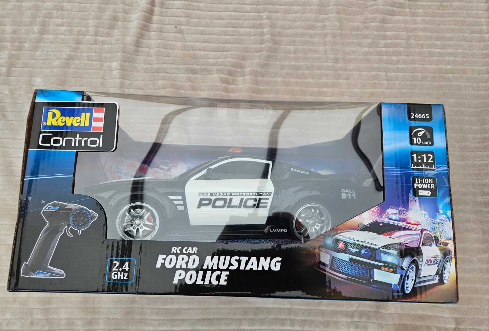 Revell Control RC Auto Ford Mustang Police 2.4 GHz, Elektro, Nieuw, Ophalen of Verzenden, Auto onroad