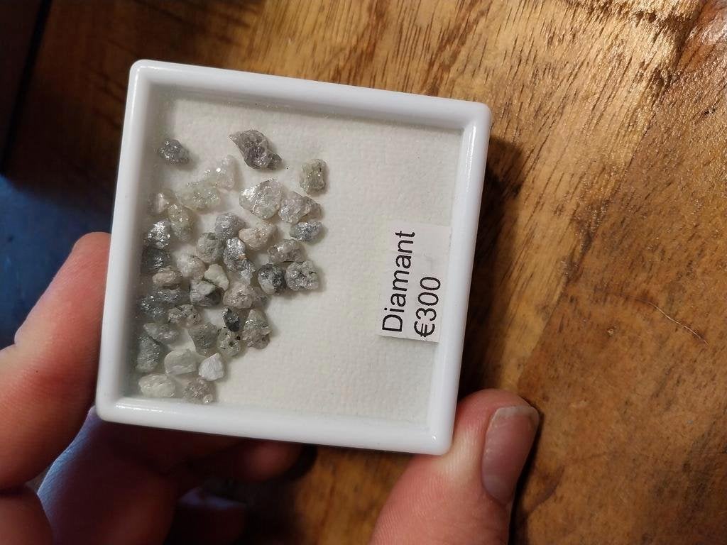 Lot met ruwe diamant goudsmid, -, -, Ophalen of Verzenden, Zo goed als nieuw