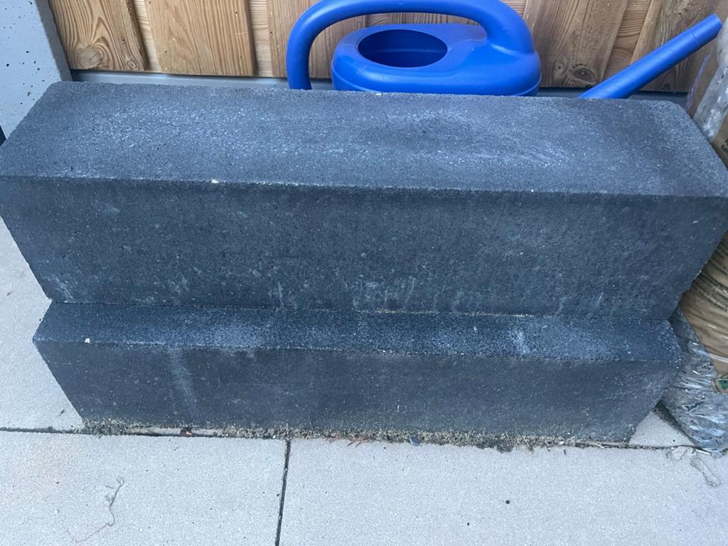 3 stapelblokken antraciet, Ophalen of Verzenden, Zo goed als nieuw, Minder dan 100 cm, Minder dan 25 cm