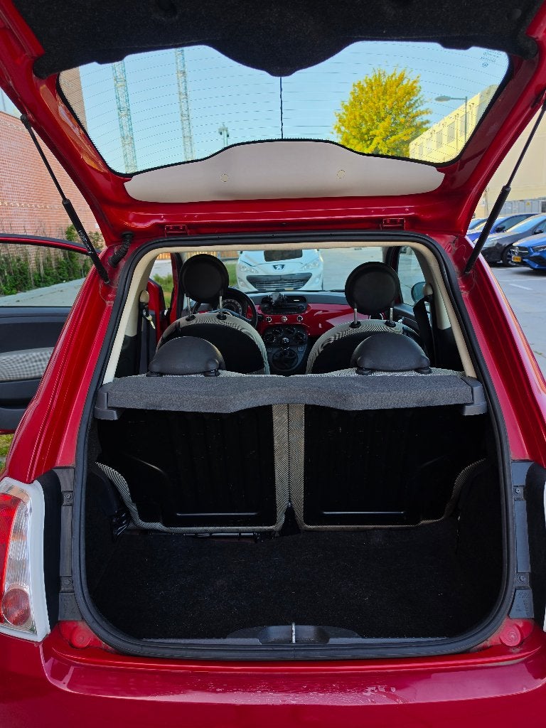 Foto 7 van Fiat 500 1.2 rood | 2008 | APK t/m 21-10-2027