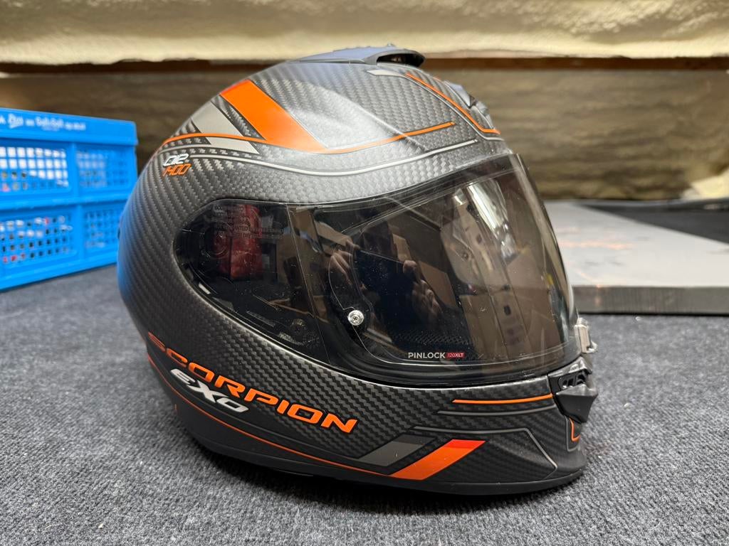 Scorpion EXO Air 1400 Carbon, Motoren, Overige merken, Ophalen of Verzenden, Integraalhelm, S