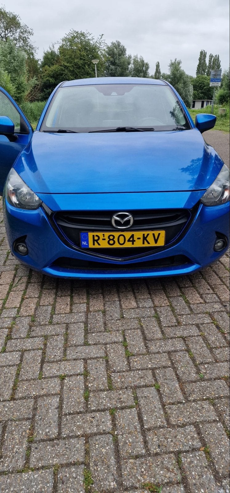 Mazda 2 1.5 66KW 5DRS 2016 Blauw, Auto's, Mazda, Particulier, Achteruitrijcamera, Airbags, Airconditioning, Android Auto, Bluetooth