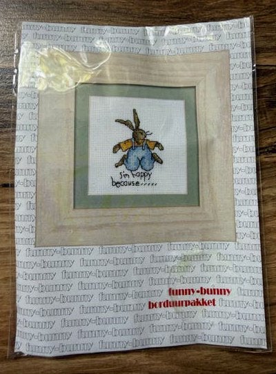 Funny bunny, Ophalen of Verzenden, Nieuw, Borduurpakket