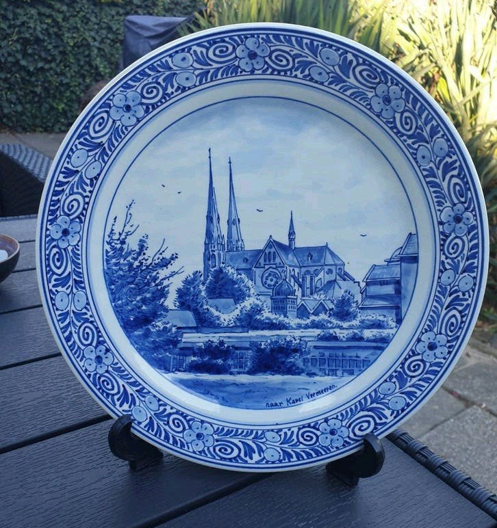 Delfts Blauw nr. 111/150 wandbord Porceleyne Fles 1981, Ophalen of Verzenden