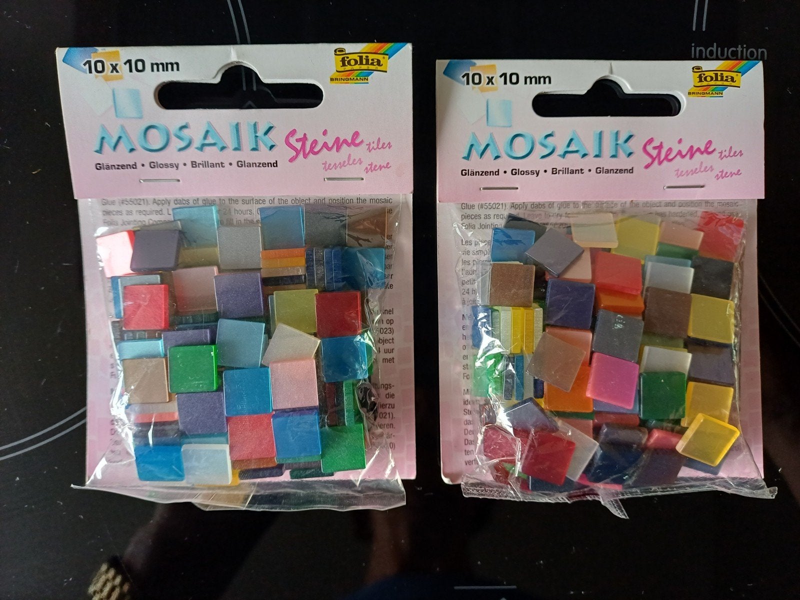 Mozaïek steentjes kunsthars, 10x10 mm, diverse kleuren, Hobby en Vrije tijd, Overige thema's, Nieuw, Meerkleurig, Ophalen of Verzenden
