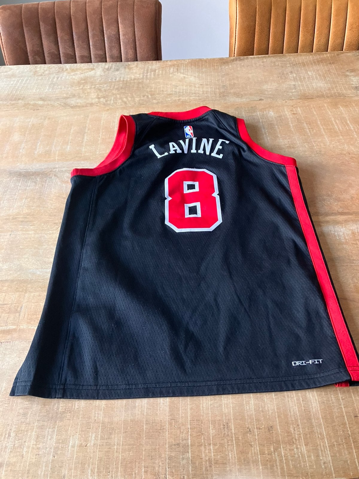 Chicago Bulls LaVine #8 NBA City Edition basketbal tenue, Ophalen of Verzenden, Zo goed als nieuw, Kleding