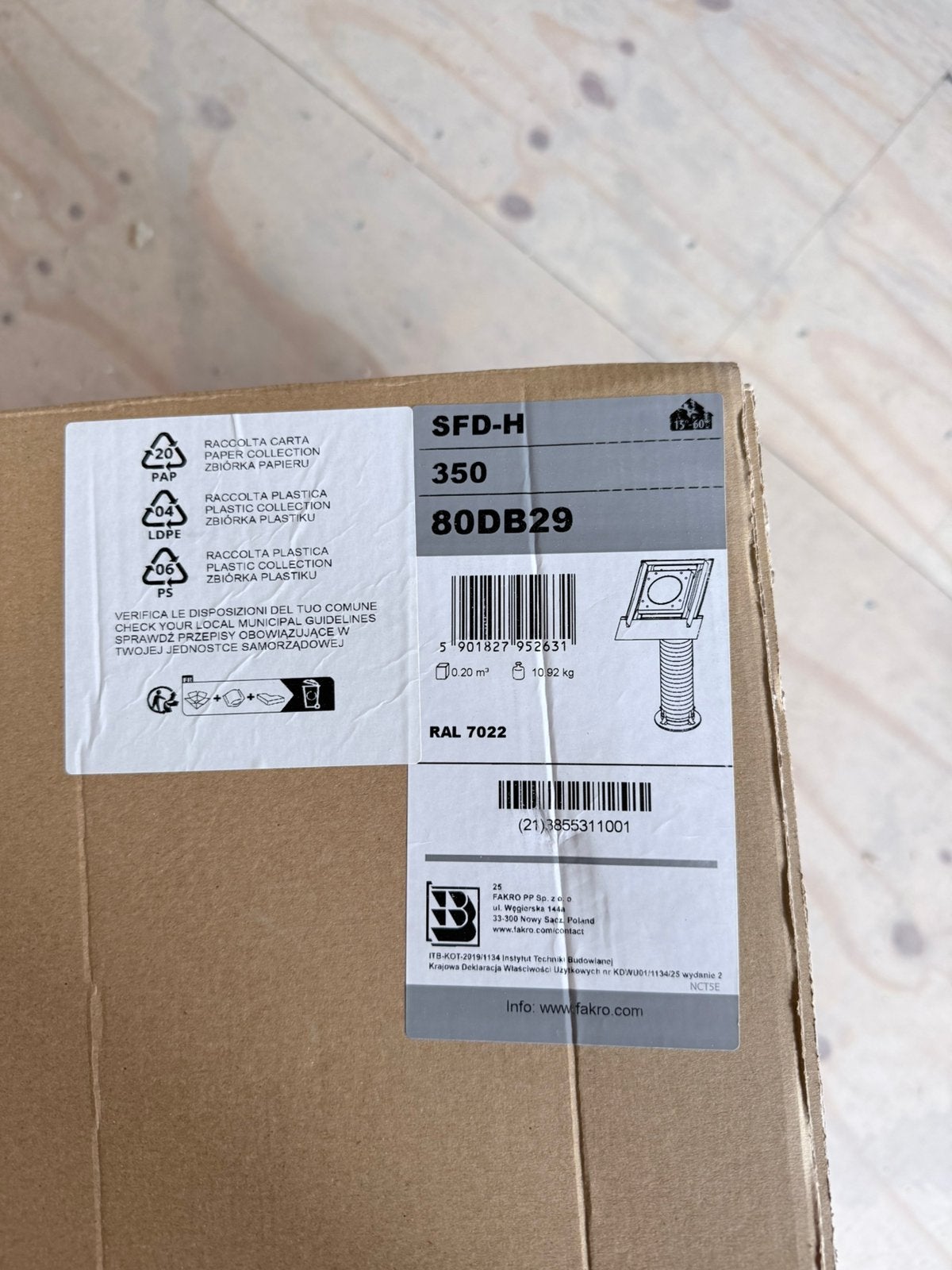 Fakro lighttube 35 cm, Ophalen of Verzenden, Nieuw, Overige typen
