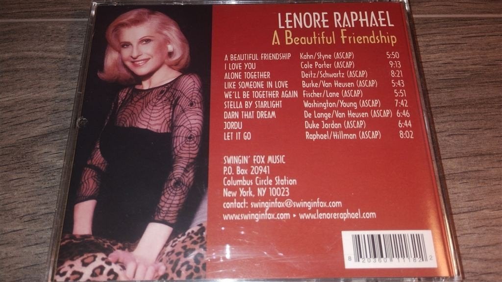 Lenore Raphael - A Beautiful Friendship, Ophalen of Verzenden, Zo goed als nieuw, Jazz