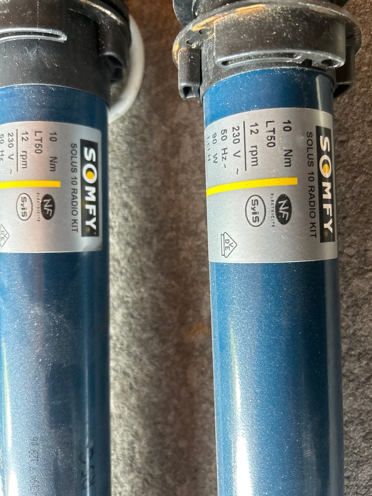 Somfy Solus 10 motor, Gebruikt, Overige kleuren, Ophalen of Verzenden, Minder dan 100 cm