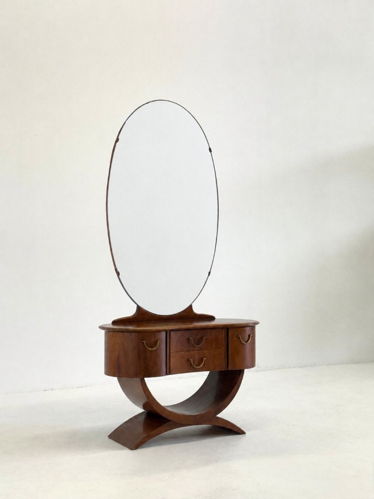 Art Deco Kaptafel van A A Patijn Zijlstra Joure Jaren 30, Huis en Inrichting, Tafels | Kaptafels, Ophalen, Gebruikt, -, -