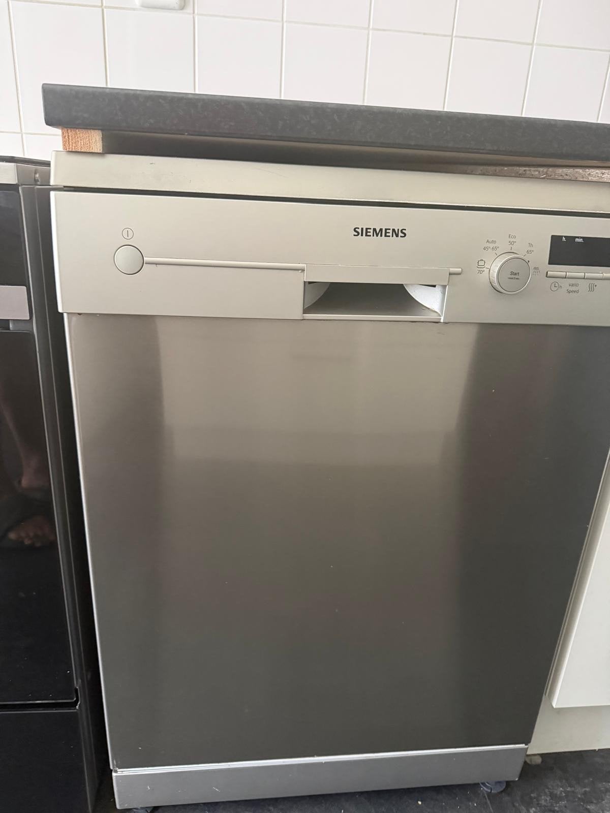 Siemens SN215I02AE Vrijstaande Vaatwasser RVS, Witgoed en Apparatuur, Gebruikt, 60 cm of meer, Ophalen of Verzenden, 85 tot 90 cm