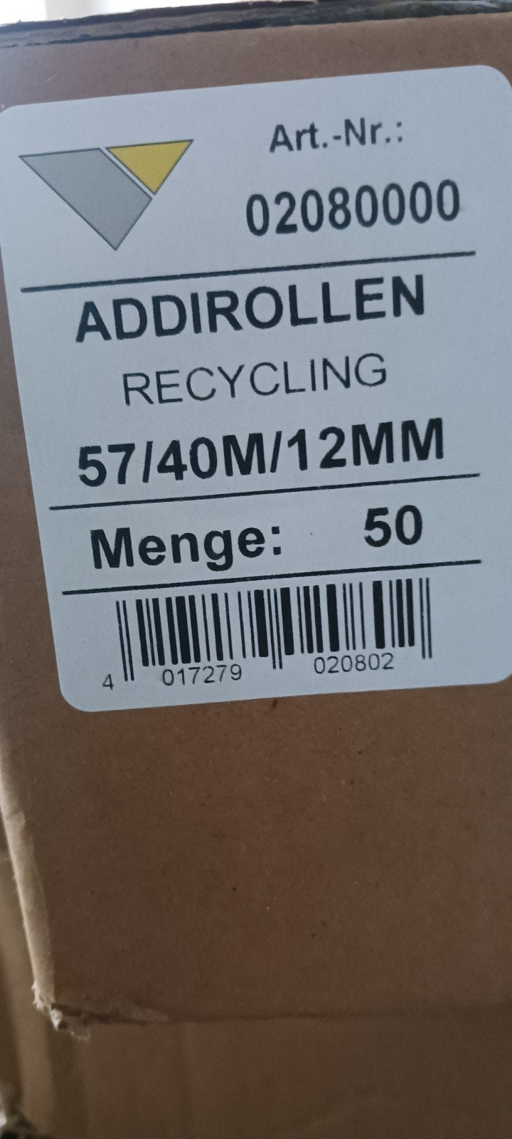 kassa rollen, Ophalen, Nieuw