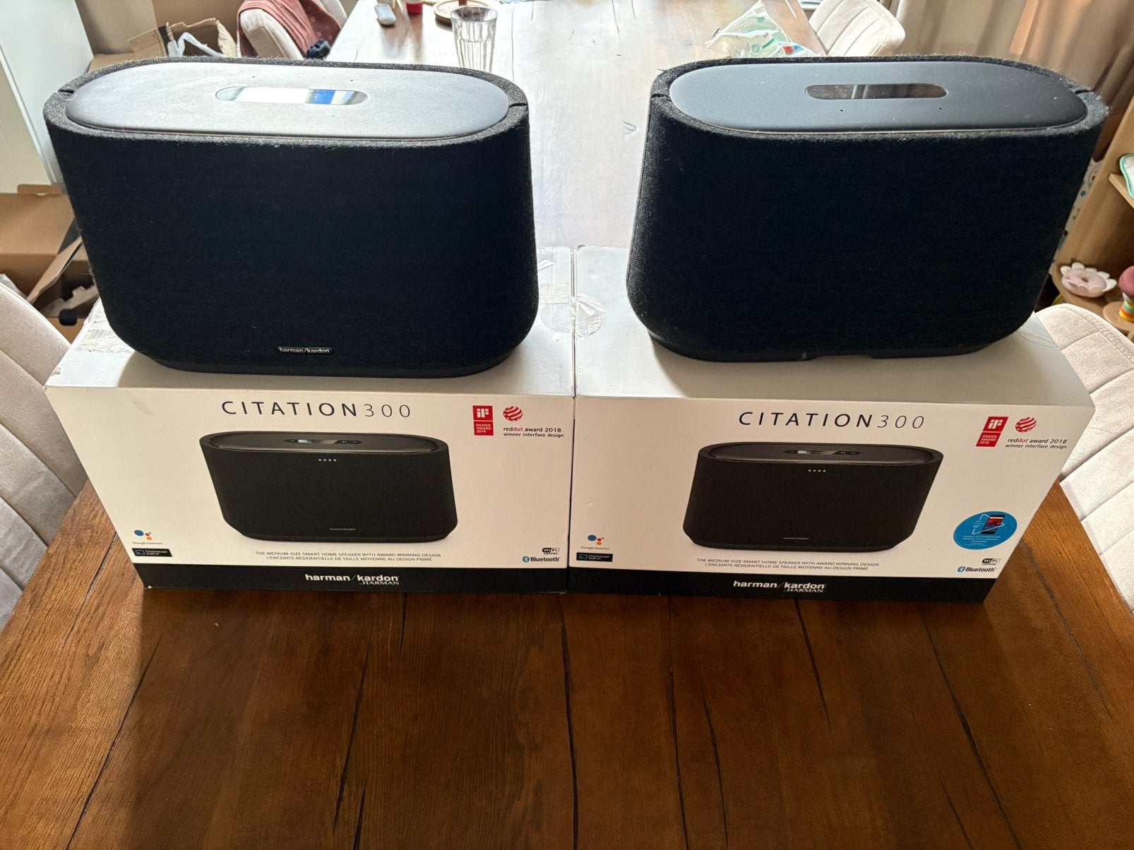 Harman Kardon Citation 300 duo, Slimme speaker, Ophalen of Verzenden, Zo goed als nieuw, 60 tot 120 watt