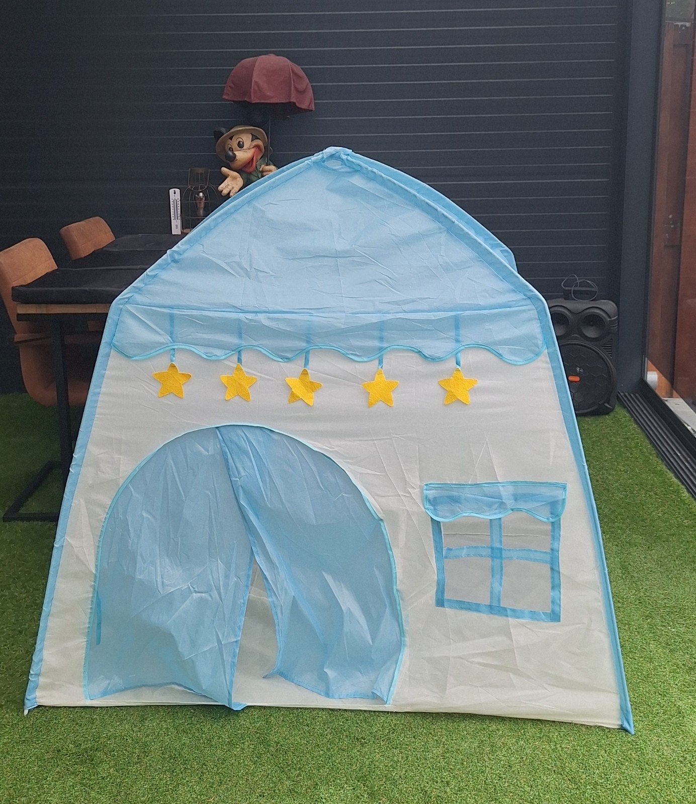 speeltent, Ophalen, Gebruikt
