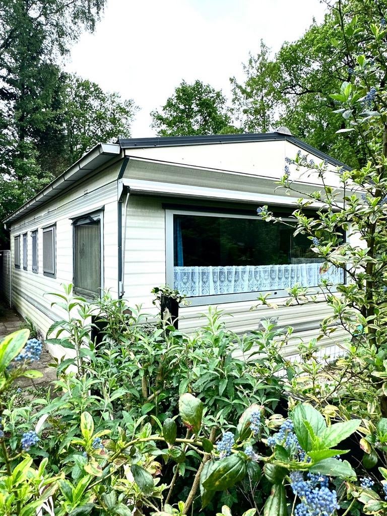 Gemeubileerde sta-Caravan met aanbouw, Caravans en Kamperen, Stacaravans, Ophalen