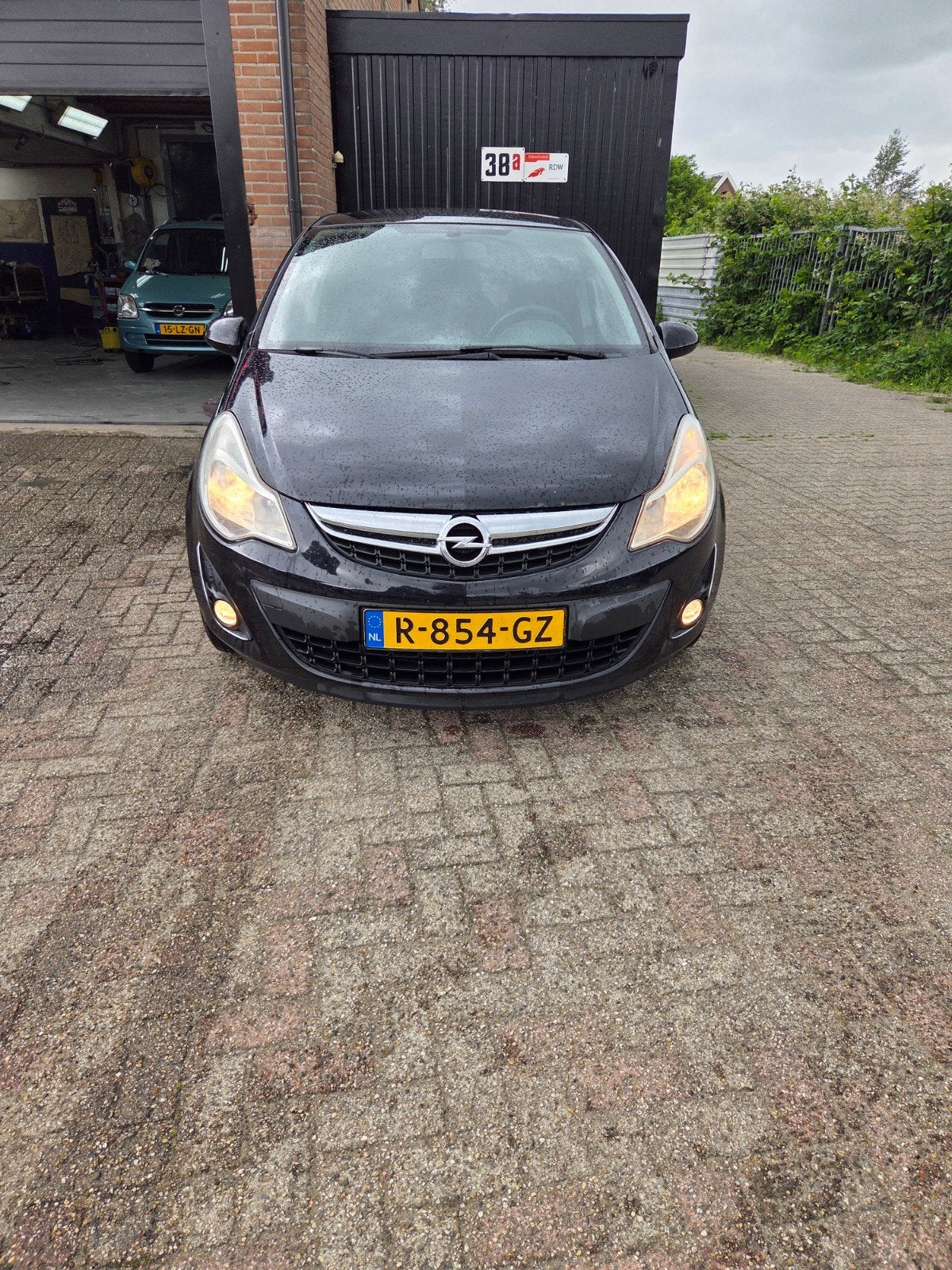 Opel Corsa 1.2 Ecoflex 5D 2011 Zwart, Auto's, Opel, Voorwielaandrijving, Stof, Zwart, 4 cilinders