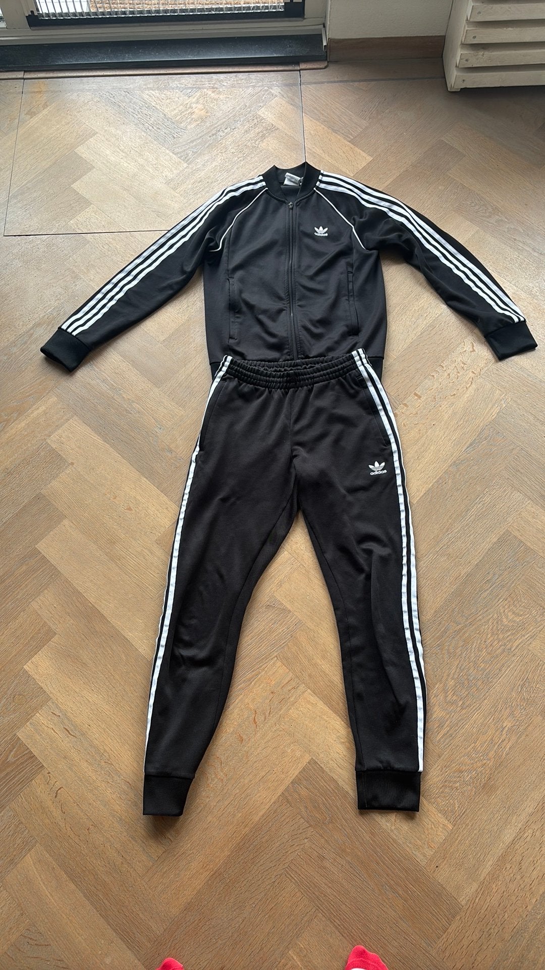 Adidas trainingspak zwart heren maat S, Zwart, Ophalen of Verzenden, Zo goed als nieuw, Algemeen
