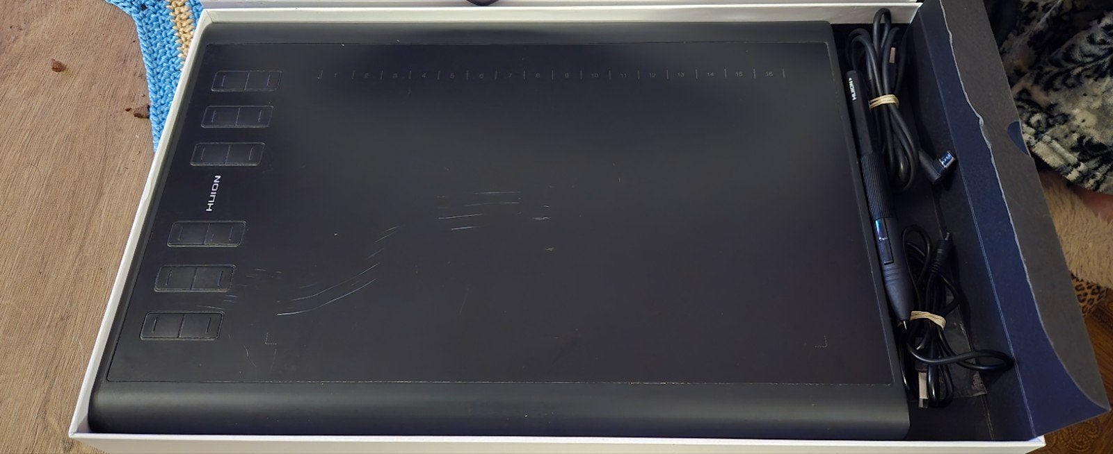 Huion 1060Plus tekentablet, Computers en Software, Tekentablets, Ophalen of Verzenden