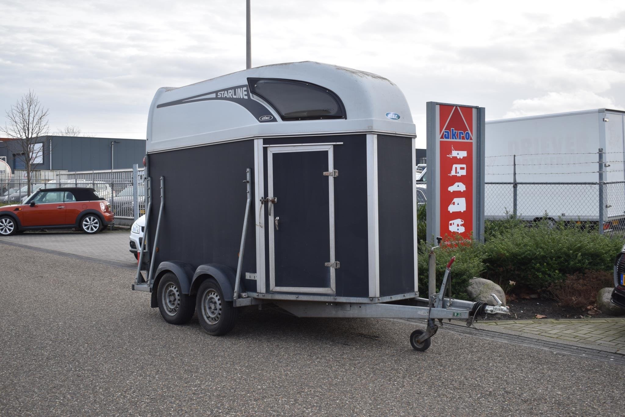 Atec C2 Starline | 2 Paards trailer | 165 cm Breed, Gebruikt, Overige typen