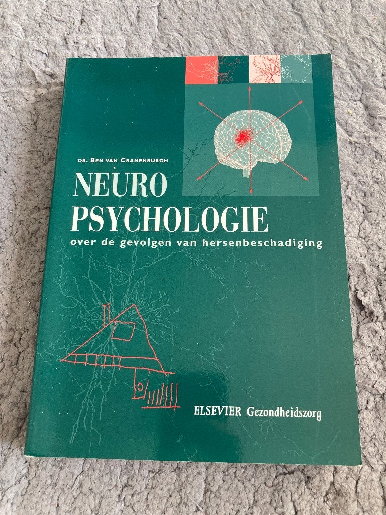 Neuropsychologie over de gevolgen van hersenbeschadiging, Boeken, Ben van Cranenburgh, Zo goed als nieuw, Beta, HBO
