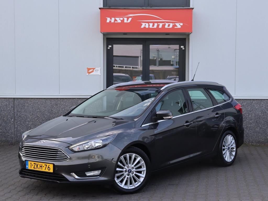 Ford Focus Wagon 1.0 First Edition navi LM airco org NL, Auto's, 125 pk, Gebruikt, Euro 6, Origineel Nederlands