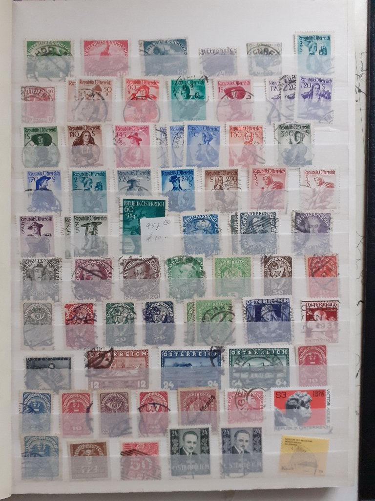 Oostenrijk Stockboek Gestempeld 16 blz., Ophalen of Verzenden, Buitenland