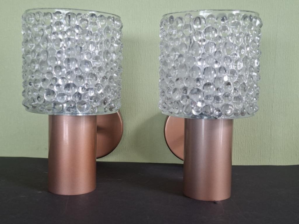 2 x Raak wandlamp C-1705, Gebruikt, Wandlamp, E27 (groot), Ophalen of Verzenden