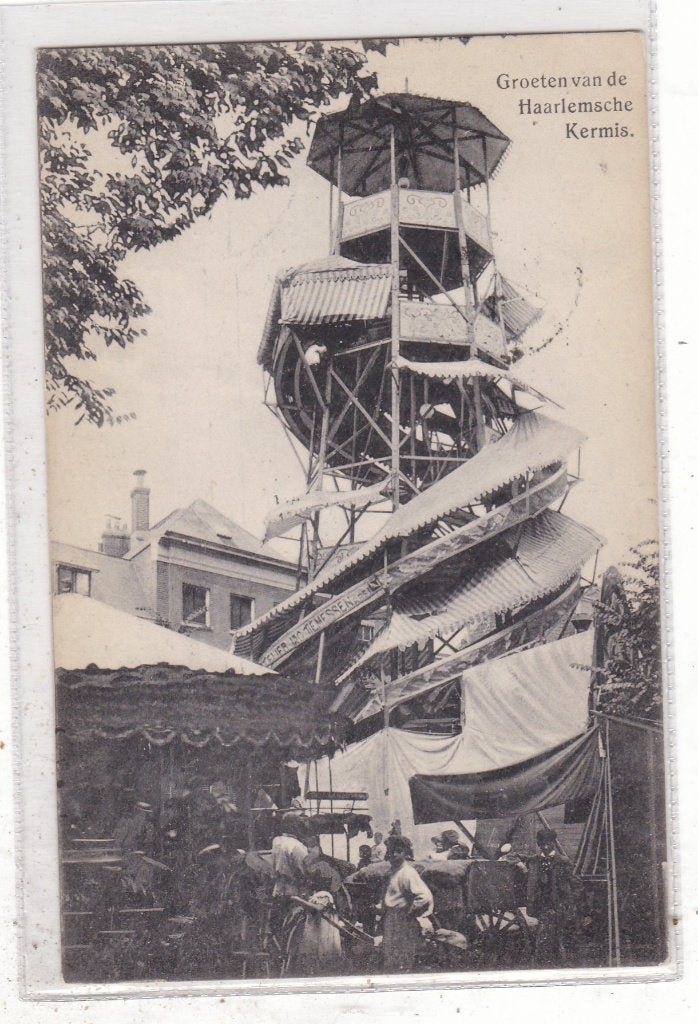 Haarlem-Groeten van de Haarlemsche KERMIS 1907, Verzenden, 1940 tot 1960, Gelopen, Noord-Holland