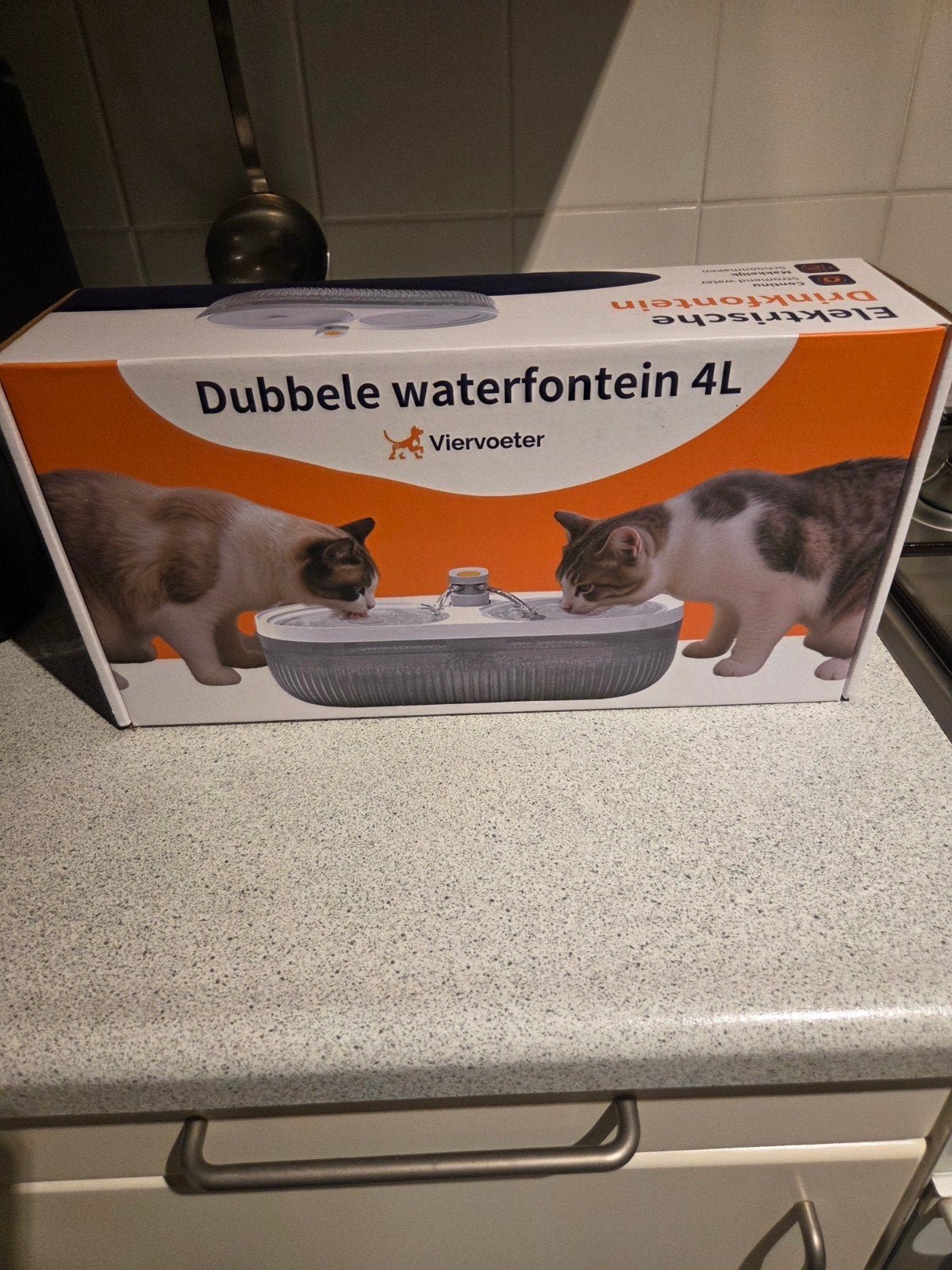 Drinkfontein katten, Ophalen of Verzenden, Zo goed als nieuw