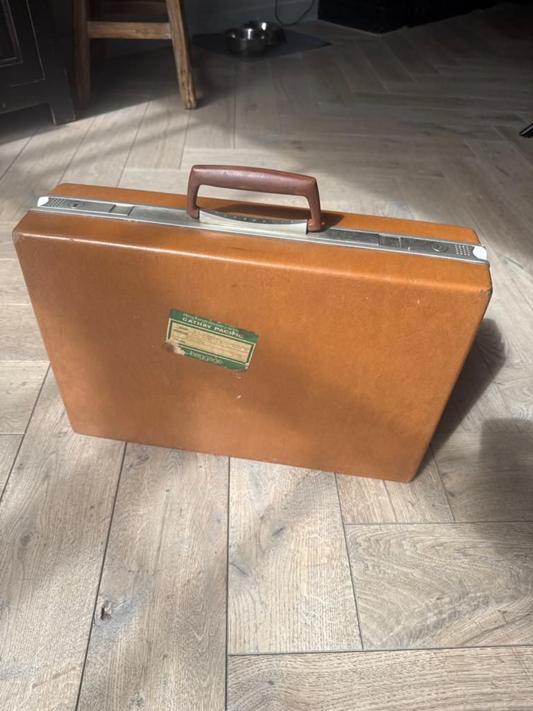 Vintage Samsonite Hardcase Aktenkoffer Jaren '70, Gebruikt, Hard kunststof, Minder dan 50 cm, Ophalen of Verzenden