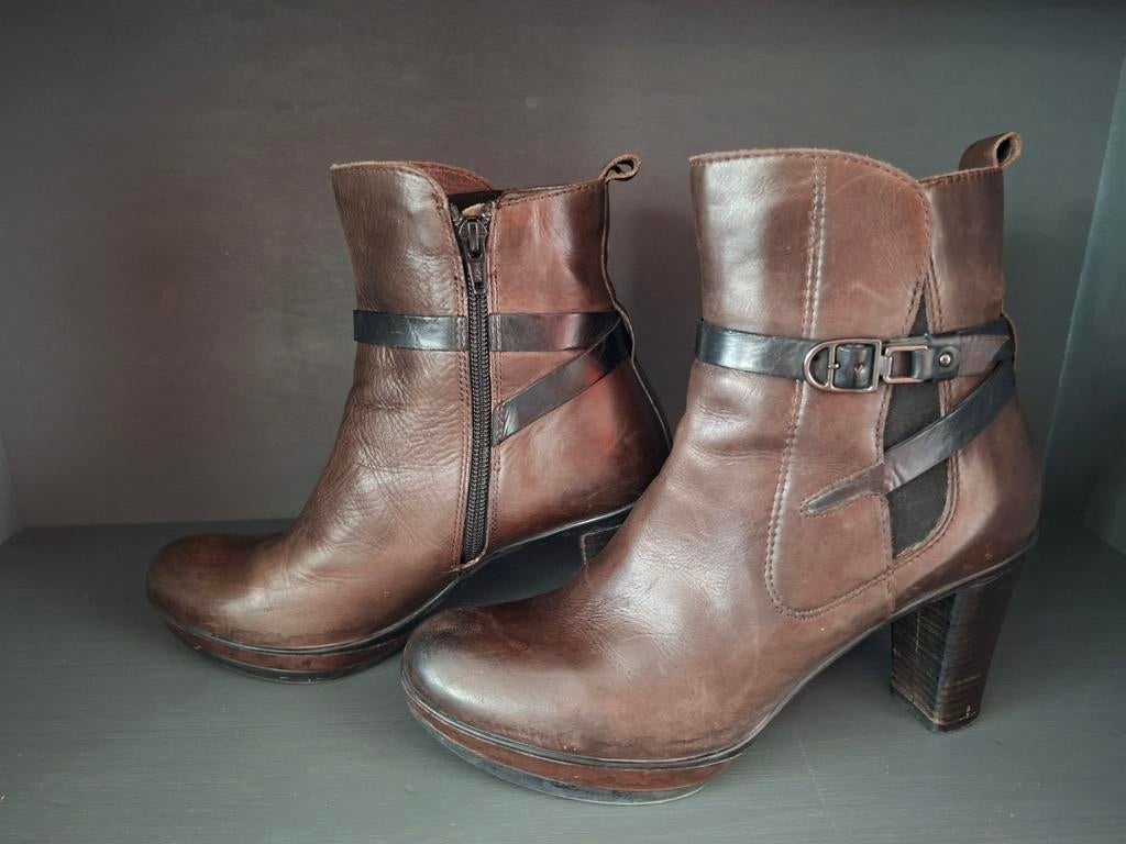 Maripé handmade enkellaarsjes maat 39, Kleding | Dames, Schoenen, Bruin, Lage of Enkellaarzen, Ophalen of Verzenden, Maripe