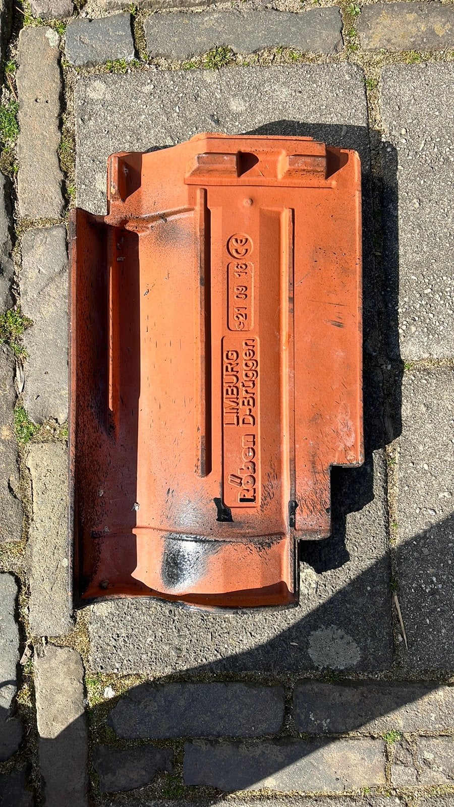 Dakpan zwart., Ophalen, Zo goed als nieuw