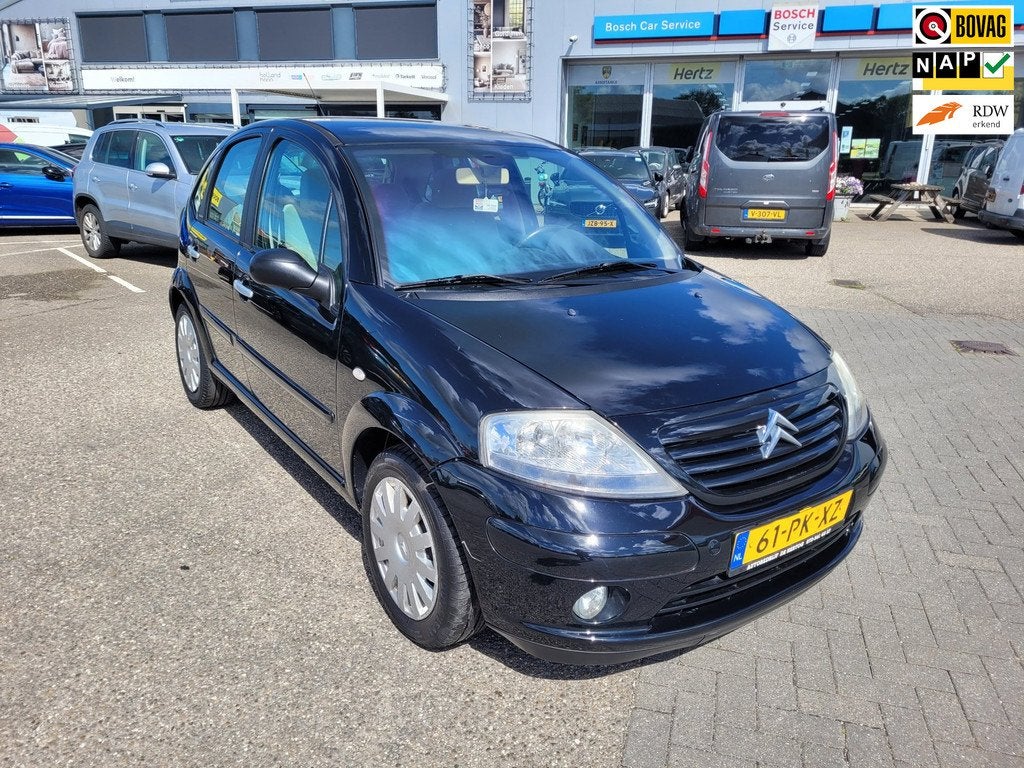 Citroen C3 1.4i Exclusive, Auto's, Voorwielaandrijving, Stof, Beige, Zwart