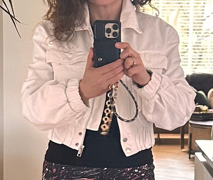 Super leuk jasje. Bershka. Maat M/L, Ophalen of Verzenden, Zo goed als nieuw, Maat 38/40 (M), Wit